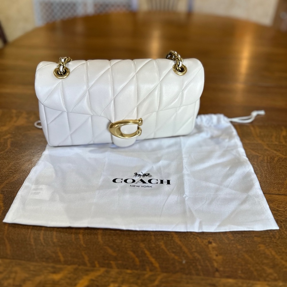 Coach Tabby 26 Quilted Leather Chain Strap Shoulder Bag